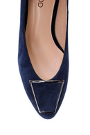 Women's Suede Metal Heel Detailed Shoes | Derimod