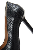 Women's Black Patterned Stiletto | Derimod