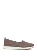 Women's Mink Thick-Soled Leather Comfort Loafer | Derimod