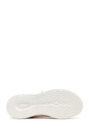 Derimod Zero Women's Beige Laced Thick Soled Fabric Sneakers | Derimod