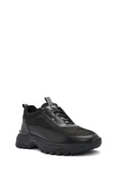 
Men's Black Lace-Up Nubuck Leather Sneaker
 | Derimod