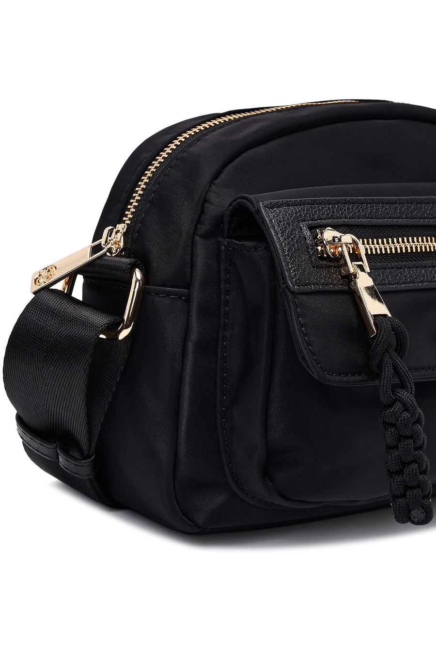 Women's Black Long Strap Crossbody Bag