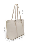 Woman Cream Classic Shoulder Bag | Derimod