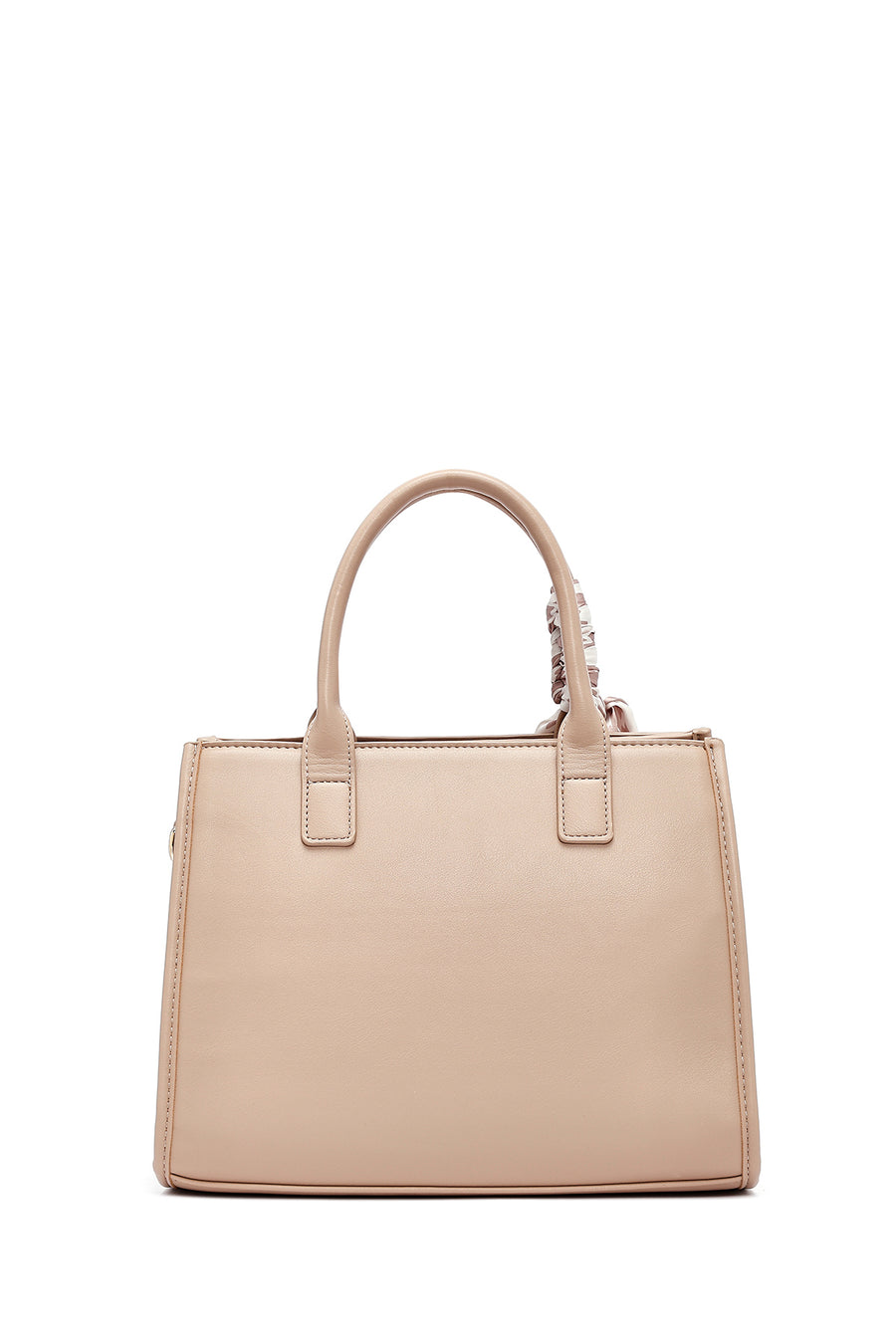 Women's Cream Long Strap Quilted Handbag