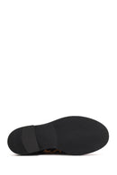 Kadın Leopar Deri Maskülen Loafer | Derimod