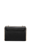 Women's Black Long Chain Strap Knitted Crossbody Bag | Derimod