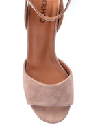 Women's Suede Heeled Shoes | Derimod