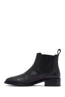 Woman Siyah Leather Chelsea Bot | Derimod