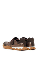 Woman Brown Strappy Sporty Ballerine flats | Derimod