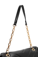 Women's Black Chain Strap Quilted Shoulder Bag | Derimod