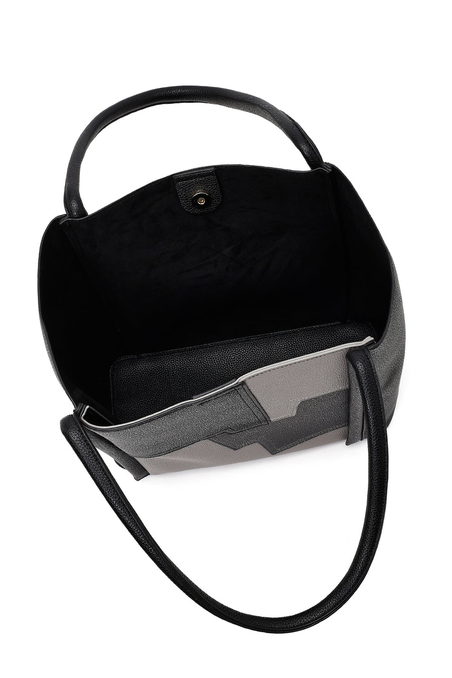 Women's Black Printed Shoulder Bag