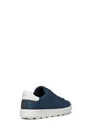 Geox Men's Navy Blue U46GPC Spherica Lace-Up Sneaker | Derimod