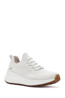 Skechers Women's White Bobs Sparrow 2.0 Allegianca C Lace-Up Sports Sneaker | Derimod
