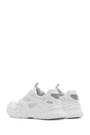 Skechers Women's White Bobs Bamina Lace-Up Chunky Sole Fabric Sneakers | Derimod