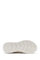 Skechers Women's White Bobs B Flex - Fan Fav Chunky Sole Fabric Sneakers | Derimod