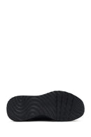 Skechers Erkek Siyah Bobs Squad Bağcıklı Kalın Tabanlı Kumaş Sneaker | Derimod