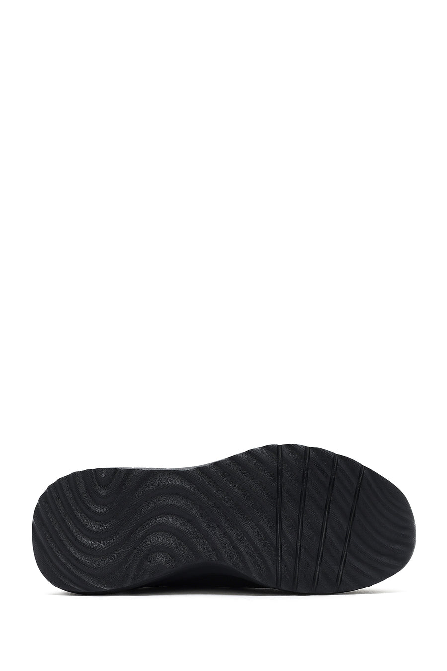 Skechers Erkek Siyah Bobs Squad Bağcıklı Kalın Tabanlı Kumaş Sneaker