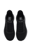 Skechers Erkek Siyah Bobs Squad Bağcıklı Kalın Tabanlı Kumaş Sneaker | Derimod