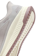 Skechers Men's Beige Bobs Squad 4 Lace-Up Chunky Sole Fabric Sneakers | Derimod