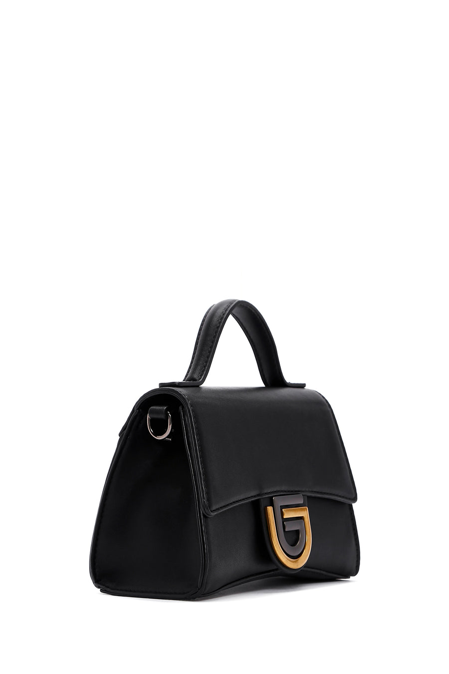 Women's Black Long Strap Handbag