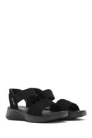 Skechers Women's Black Ultra Flex 3.0 - Summerville Chunky Sole Sandals | Derimod