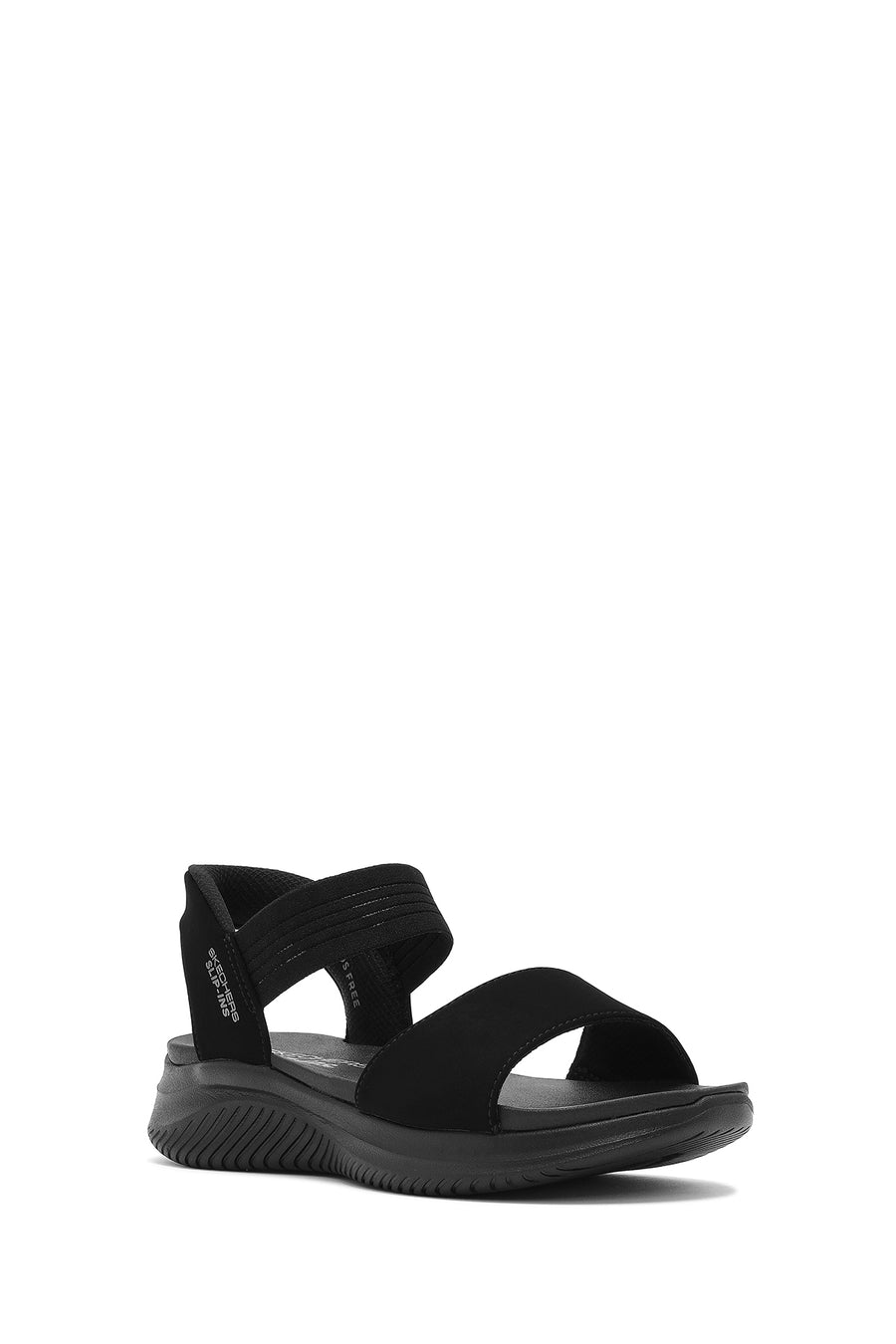 Skechers Women's Black Ultra Flex 3.0 - Summerville Chunky Sole Sandals
