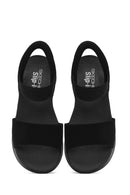Skechers Women's Black Ultra Flex 3.0 - Summerville Chunky Sole Sandals | Derimod