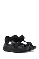 Skechers Women's Black D'lux Walker - Pretty Field Chunky Sole Sandal | Derimod