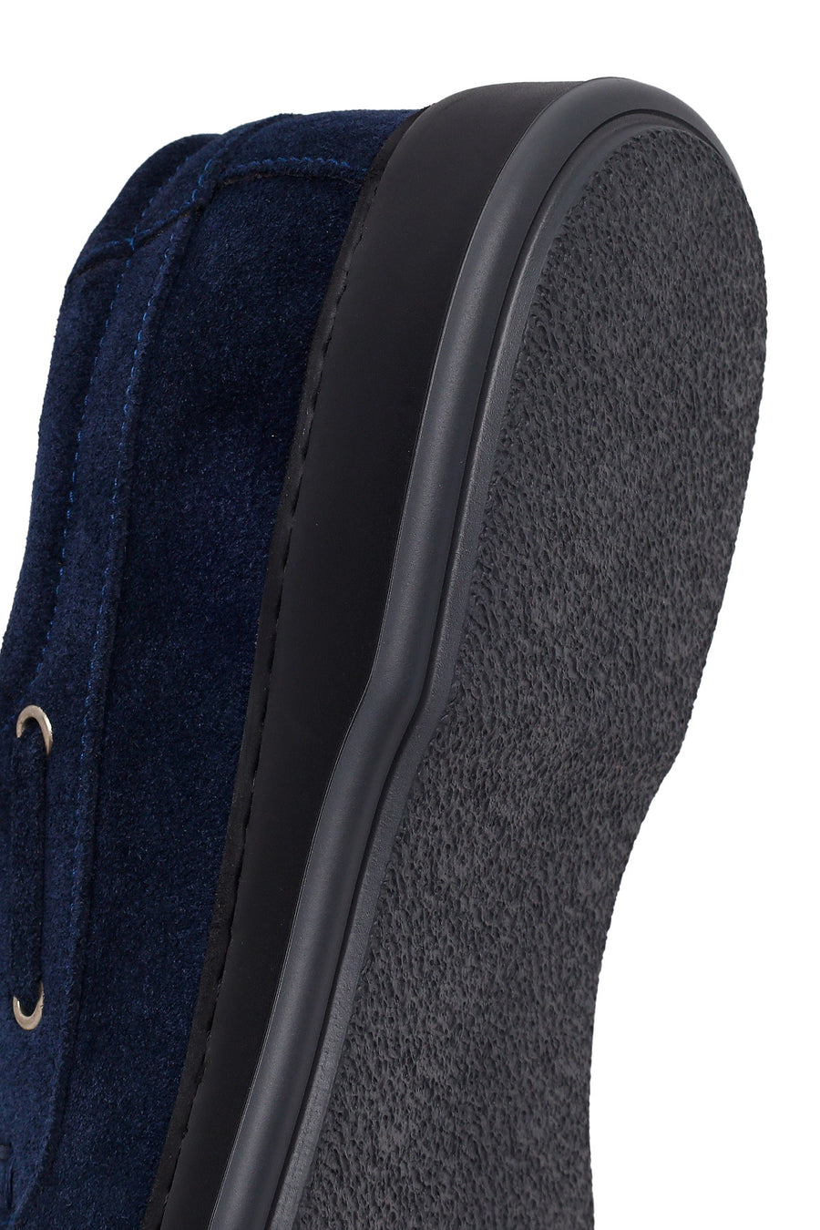 Male Navy Blue Lace-Up Suede Casual Shoes