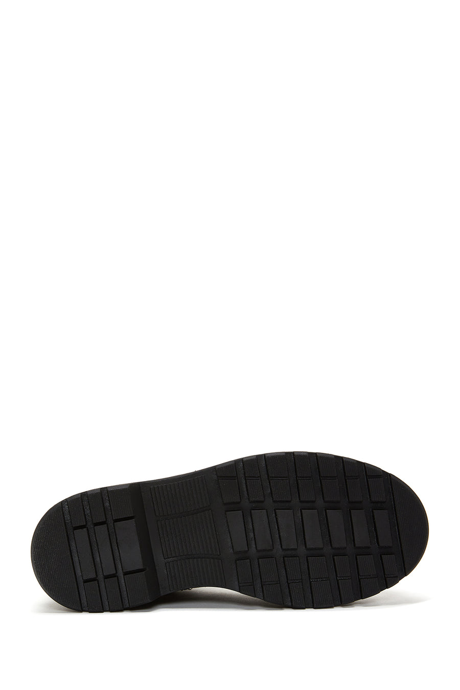 Women's Black Thick Soled Leather Boots