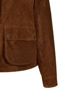 Paris Woman Brown Oversize Suede Jacket | Derimod