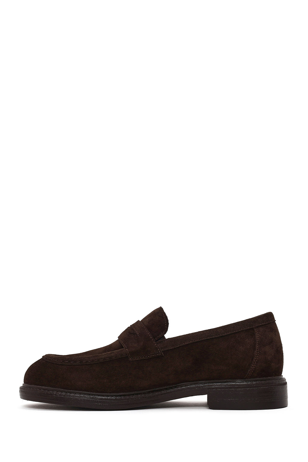 Derimod Black Erkek Kahverengi Süet Deri Loafer