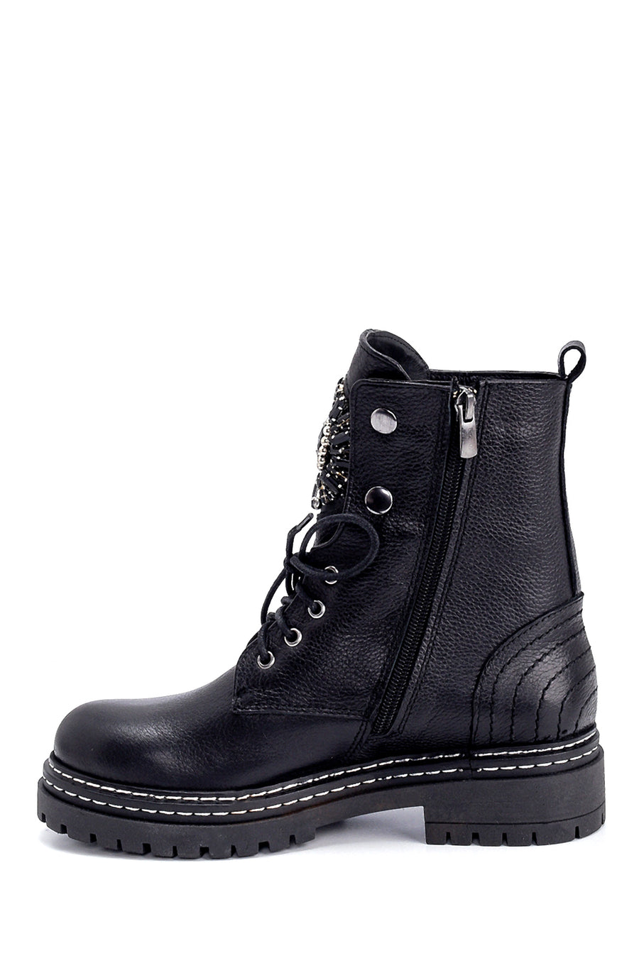 Women's Leather Stone Boots