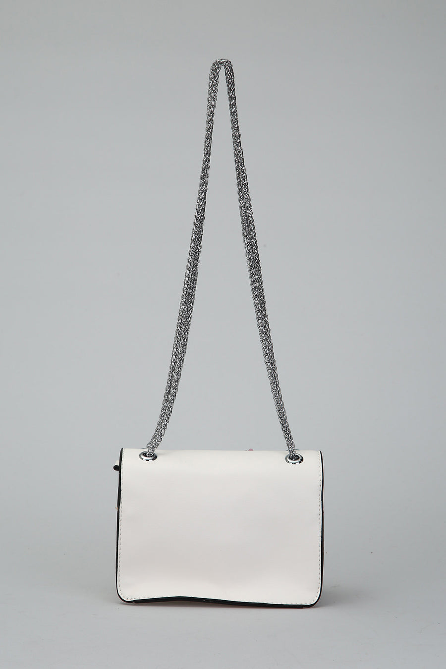 Women's Shoulder Bag with Flower Detail