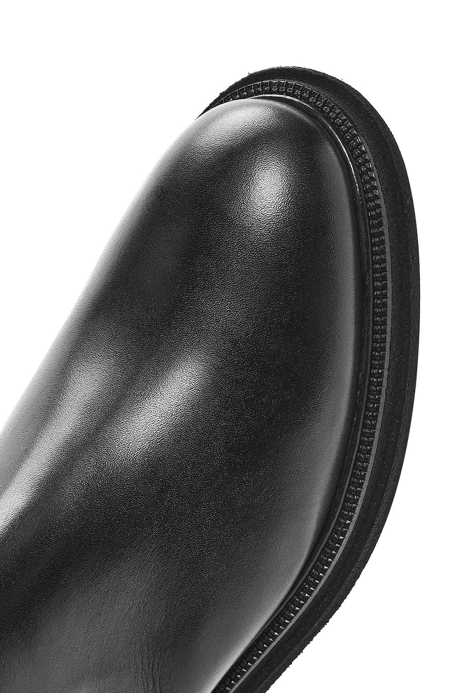 Men's Black Leather Chelsea Boots