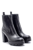Women's Leather Heeled Boots | Derimod
