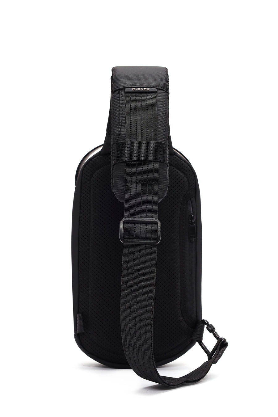 D-Pack Men's Grey Technological Fabric Crossbody Bag