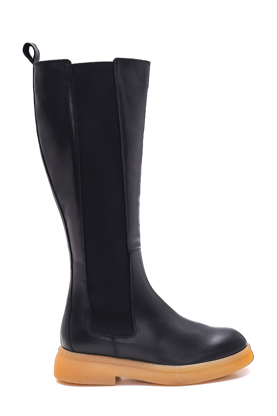 Women's Leather Thick Sole Boots 21WFD142518 | Derimod