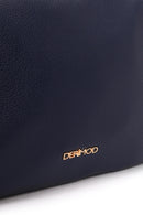 Woman Navy Crossbody Bag with Accessory Details | Derimod