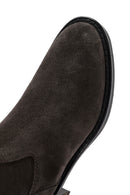 Women's Grey Suede Leather Boots | Derimod