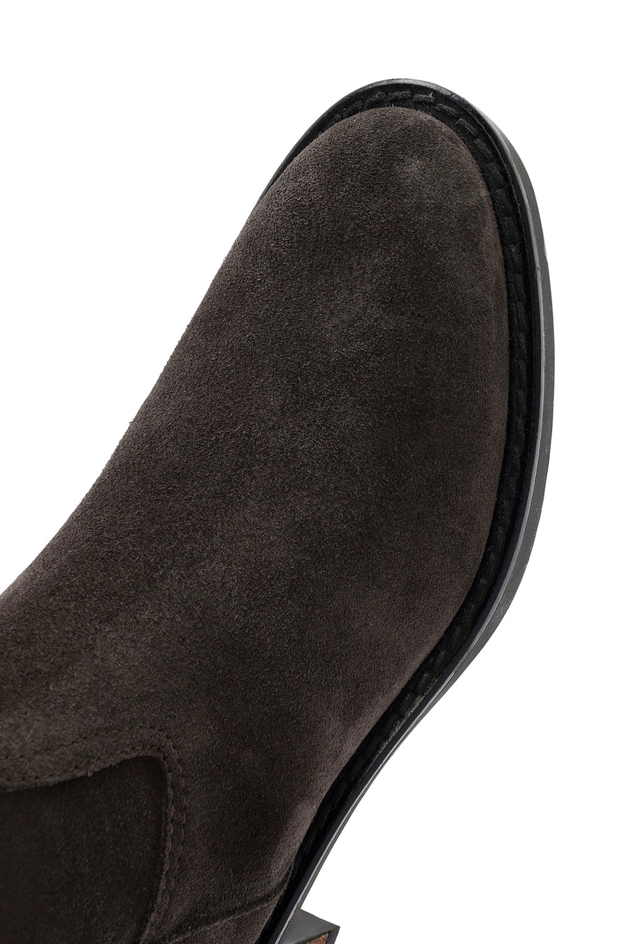 Women's Grey Suede Leather Boots