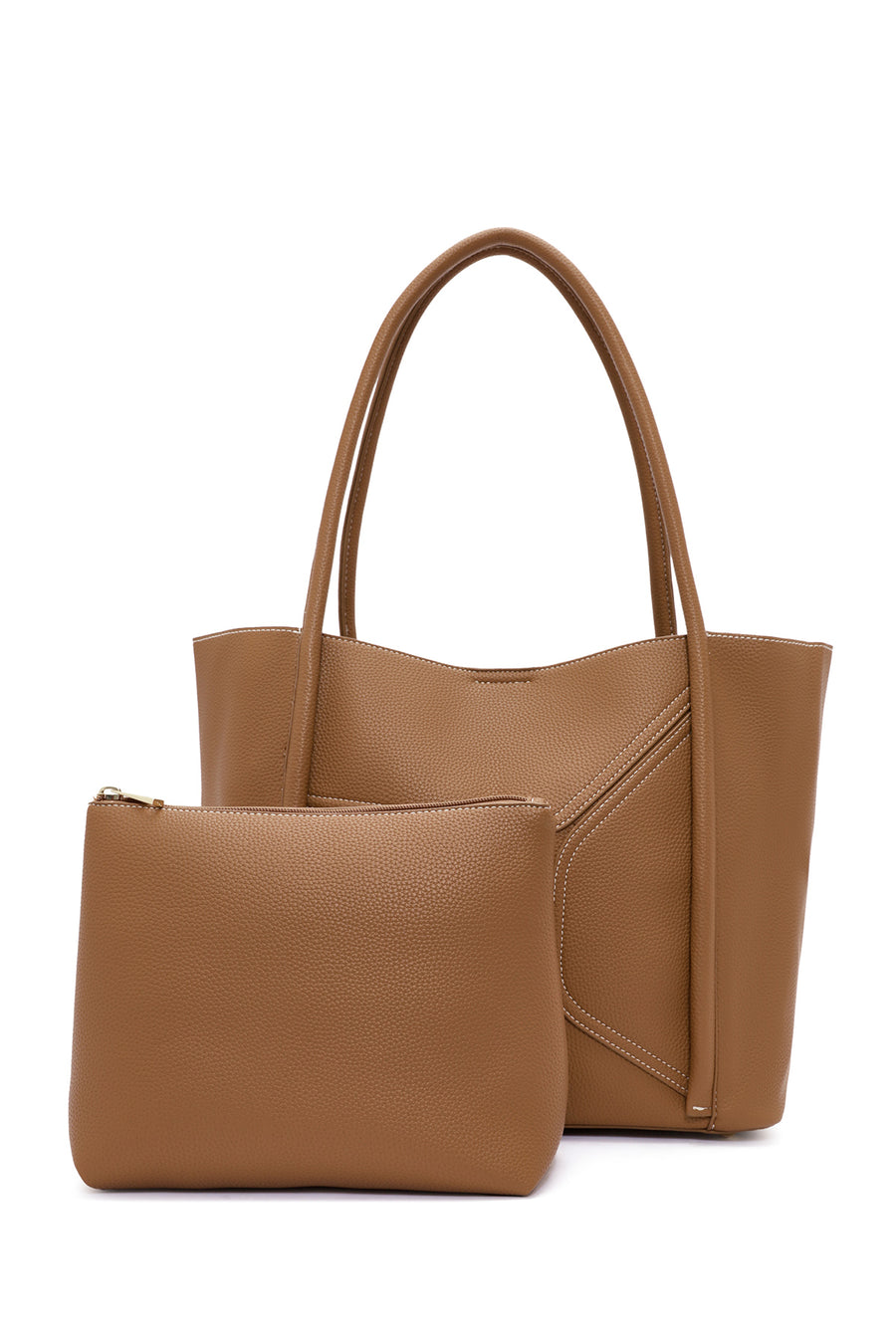 Women's Tan Patterned Shoulder Bag