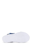 Kadın Mavi Deri Comfort Sandalet | Derimod