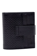 Men's Black Leather Wallet | Derimod