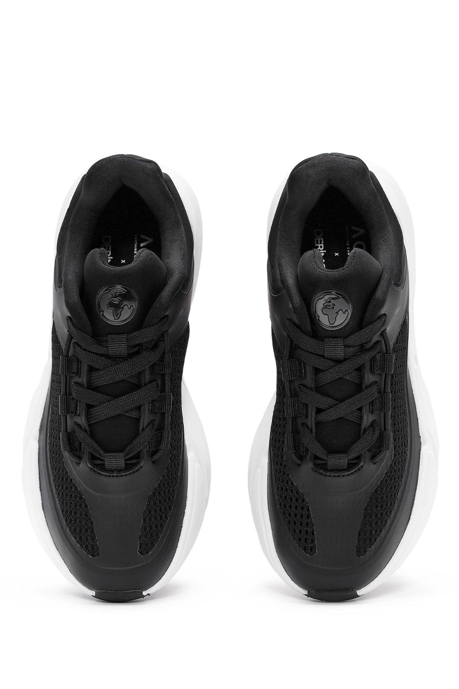 ACBC x Derimod Kadın Siyah Bağcıklı Sneaker