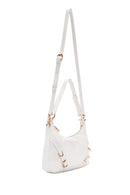 Women's White Long Strap Patent Leather Shoulder Bag | Derimod