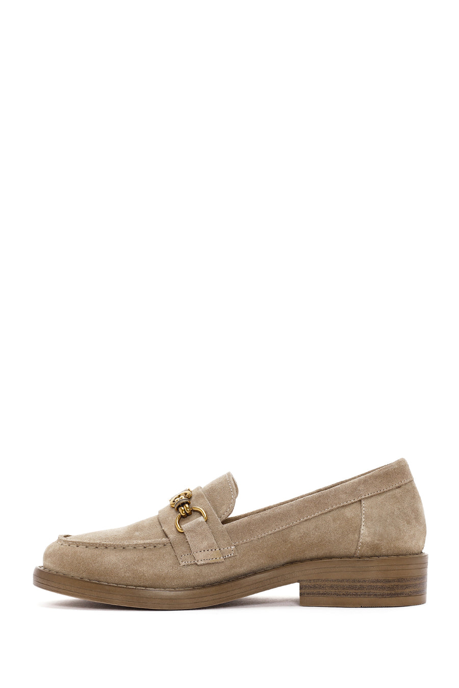 Women's Mink Suede Leather Masculine Loafer