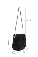 Women's Black Quilted Shoulder Bag | Derimod