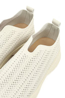 Women's Cream Suede Comfort Shoes | Derimod