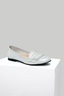 Gray Women's Leather Loafer | Derimod